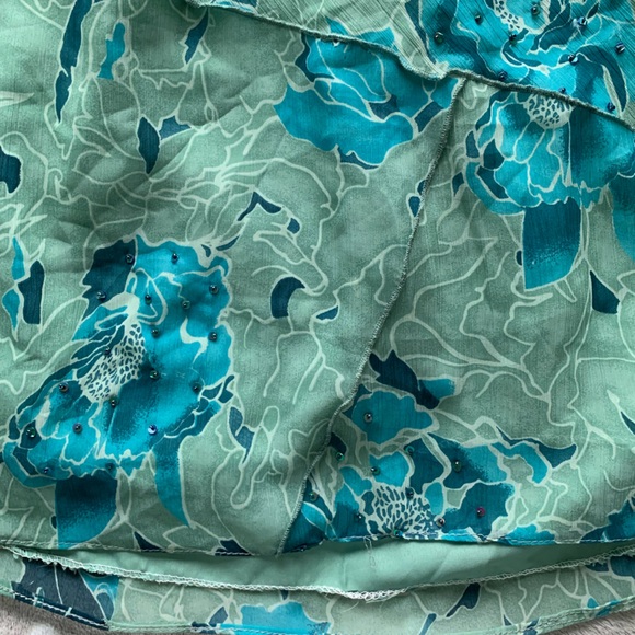 Teal skirt - Picture 3 of 6